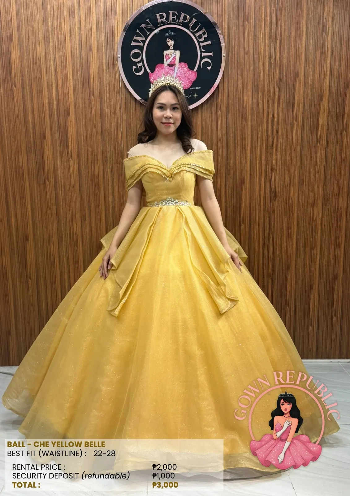 Ball Gowns: Yellow / Gold 311